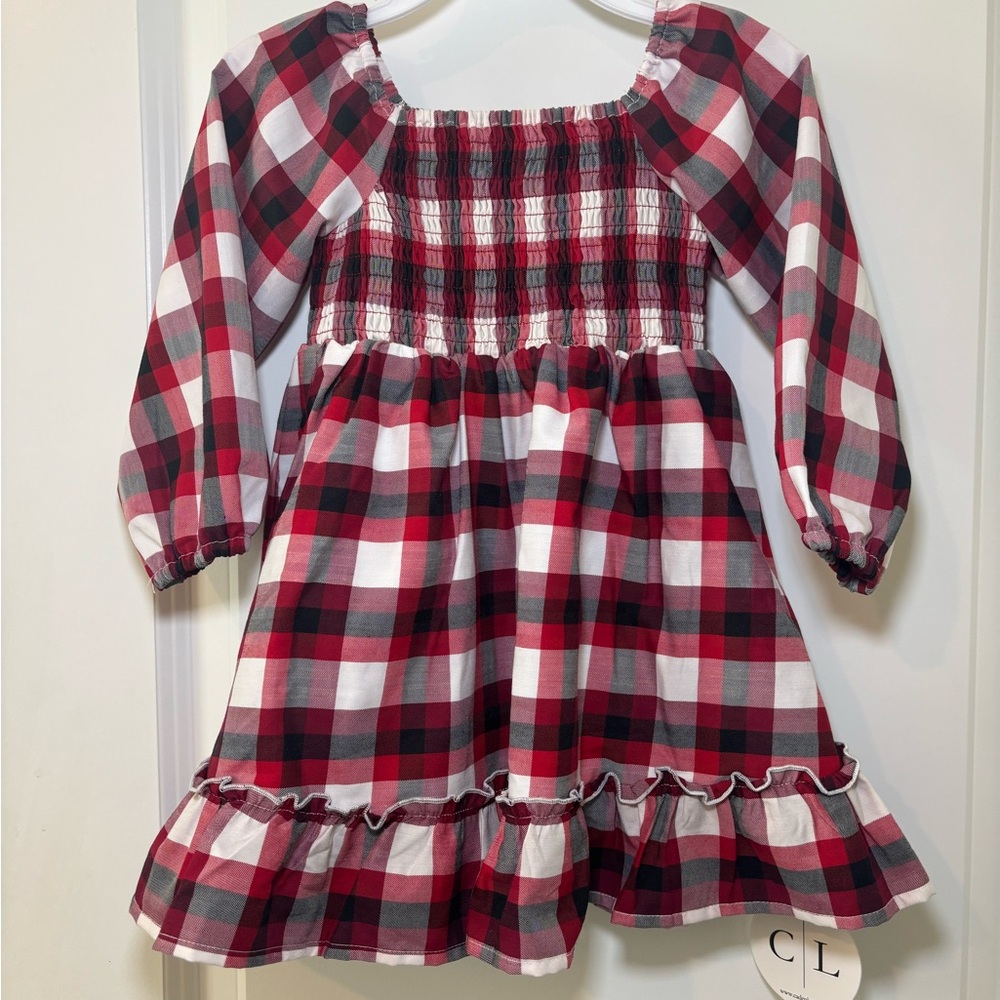 Caden Lane plaid Long Sleeve Dress